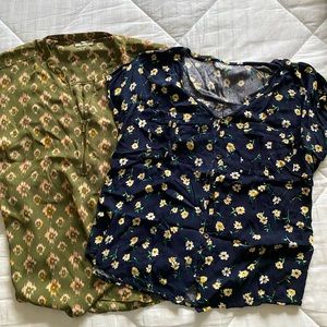 2 Maurices Blouses